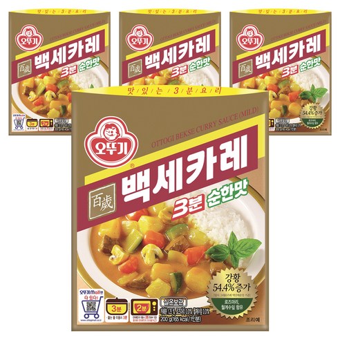 오뚜기 백세카레 3분 순한맛