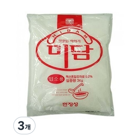 [한정성] 맛있는 이야기 미담, 3개, 3kg