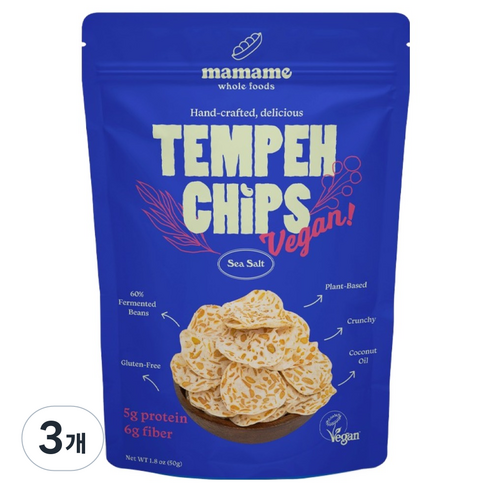 마마메 템페 칩스 씨솔트맛