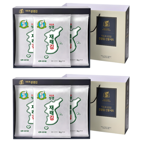 지도표성경 온라인 전장김 세트, 30g, 9봉, 2세트
