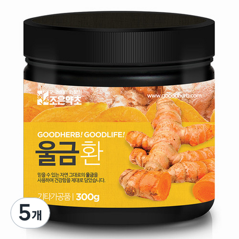 조은약초 프리미엄 울금환, 300g, 5개