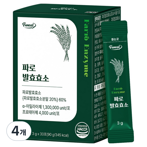 퍼니트 파로 발효효소 30p, 90g, 4개