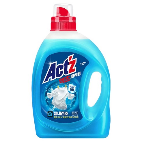 액츠 퍼펙트 실내건조 드럼용 액상세제, 2.7L, 1개