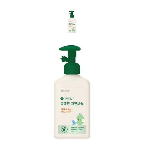 그린핑거 촉촉한 자연보습 베이비 로션, 320ml, 2개