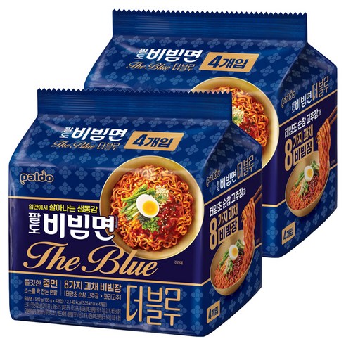 팔도비빔면 더블루 135g