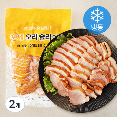 [로켓프레시] 농우 중국산 훈제 오리 슬라이스 (냉동)