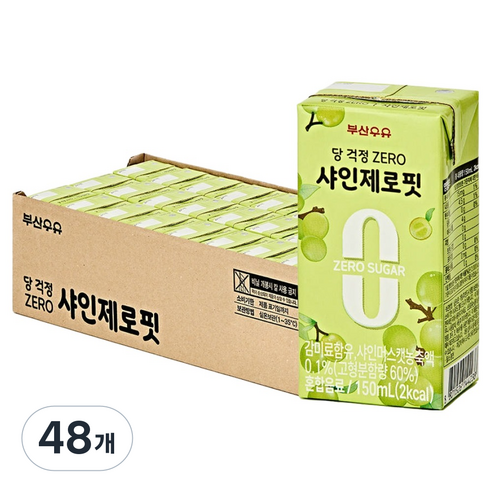 부산우유 샤인제로핏 음료