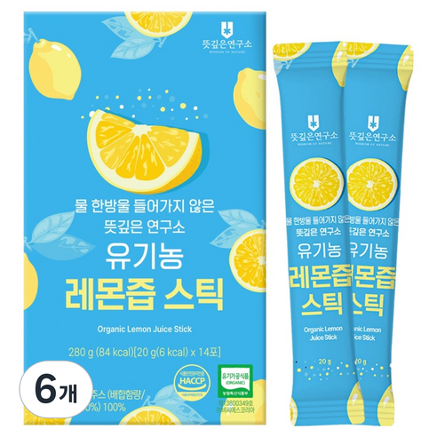 뜻깊은연구소 유기농 레몬즙 스틱 14p