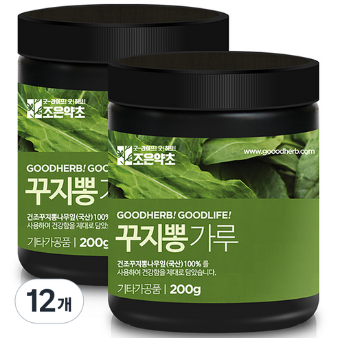 조은약초 프리미엄 꾸지뽕 가루, 12개, 200g