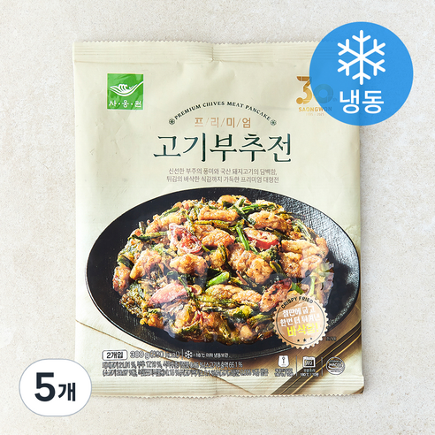 [로켓프레시] 사옹원 프리미엄 고기부추전 (냉동), 300g, 5개