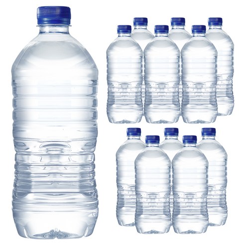 먹는샘물산수 에브리데이 산수 무라벨, 1L, 12개