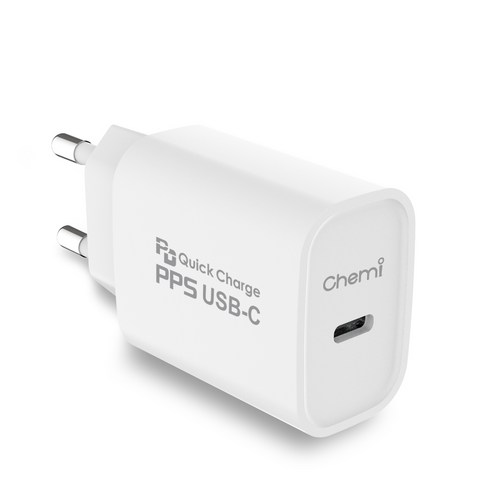 케미 25W PD 1포트 초고속 충전기 HEA-PD25WS
