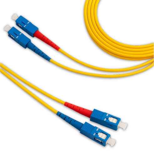 디옵텍 SC-SC-2C-SM-15M 싱글모드 광점퍼코드, 옐로우, 1개, 15m