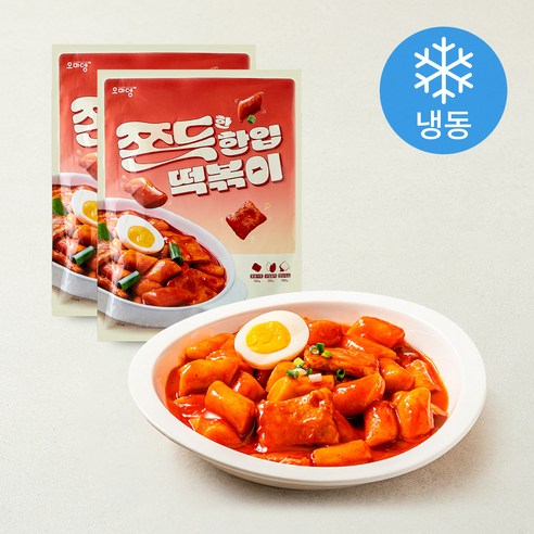 [로켓프레시] 오마뎅 쫀득한 한입 떡볶이 (냉동), 450g, 2개