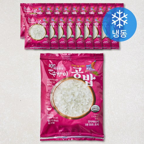 [로켓프레시] 수향미 공밥 (냉동), 180g, 20개