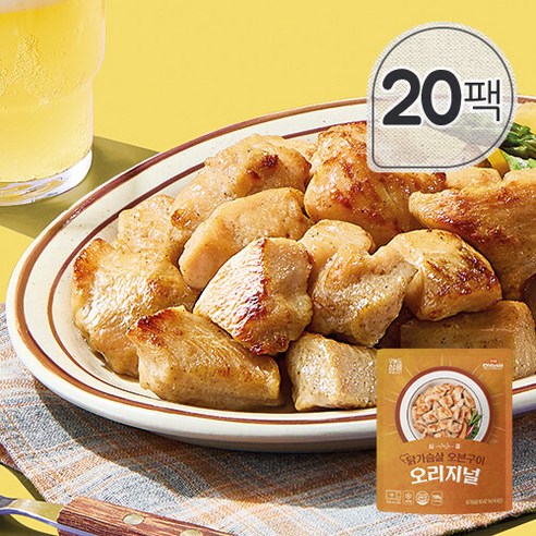 [꼬꼬빌] 심쿵 닭가슴살 오븐구이 오리지널 100g x 20팩