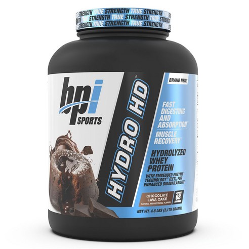 비피아이스포츠 하이드로 HD 가수분해 웨이 프로틴 초콜릿 라바 케이크, 2.176kg, 1개