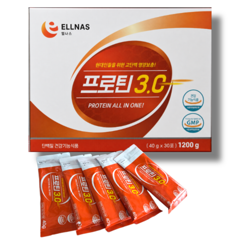 엘나스 프로틴3.0 아미노산스코어 높은 아미노산 헬스보충제 HACCP 식약처 단백질 농축분말 100% 완전단백질 프로틴파우더