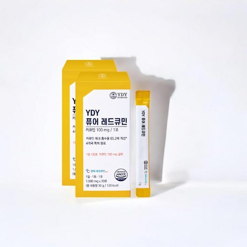 YDY 퓨어 레드큐민 고약사 약들약 커큐민 강황 30포, 2개