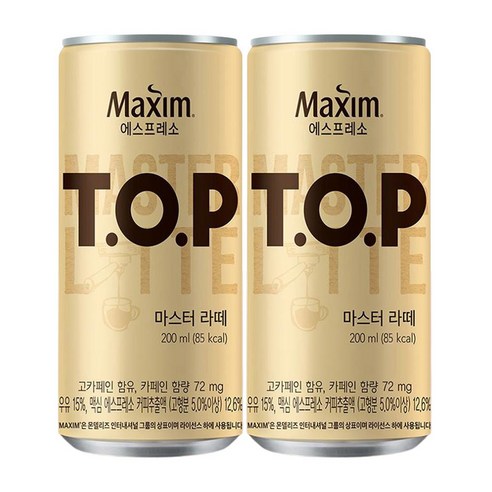 맥심 T.O.P 마스터 라떼 200ml