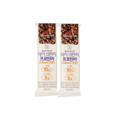 이롬생식 황성주 박사의 데이크런치 프로틴바 초코맛