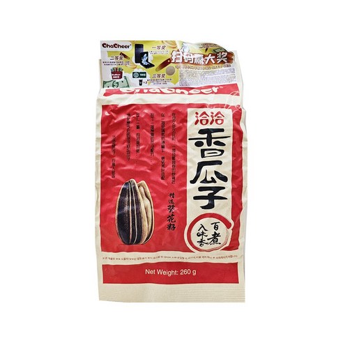 천미방 중국식품 챠챠해바라기씨 오향양념맛 260G 10봉