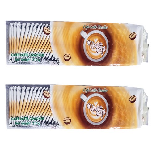 비엔나카페 카페라떼 크래커 210g
