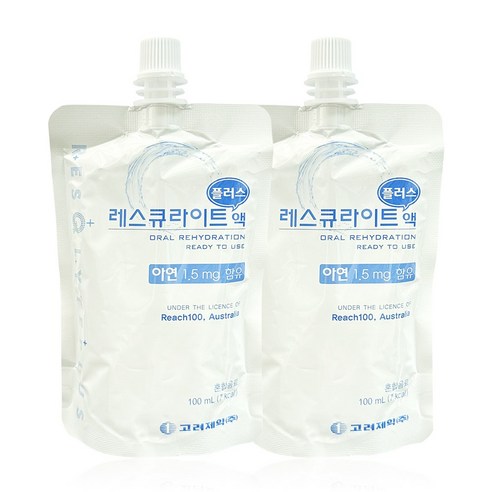 고려제약 레스큐라이트 플러스액 마시는 포도당 비타민 혼합음료 어린이