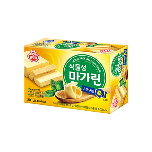 [뚜나샵] 오뚜기 식물성 마아가린 200g 2/3/4/6/12