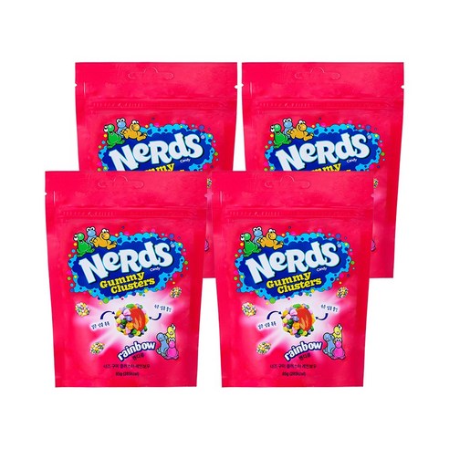 매일 너즈 구미 클러스터 레인보우, 85g, 4개