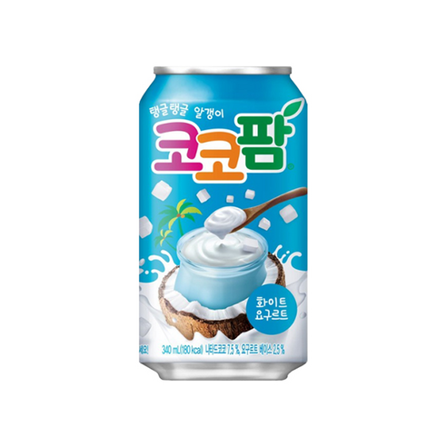 해태 코코팜 화이트 요구르트 340ml 식품 > 생수/음료 음료 탄산음료 기타탄산음료