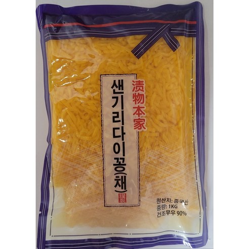토호 하나 샌기리다이꽁 채단무지 1kg, 1kg, 1개
