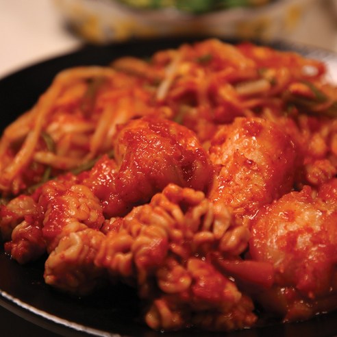 하남 맛집 간단 5분 원팩 곤이 순살 아구찜 야채포함 490g, 1개, 490g