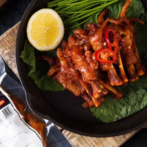 다솔푸드 다솔 직화구이 꽃(튤립형)닭발(250g) 숙성양념 불맛 닭목살 야식 혼술 혼밥 안주, 250g, 5개
