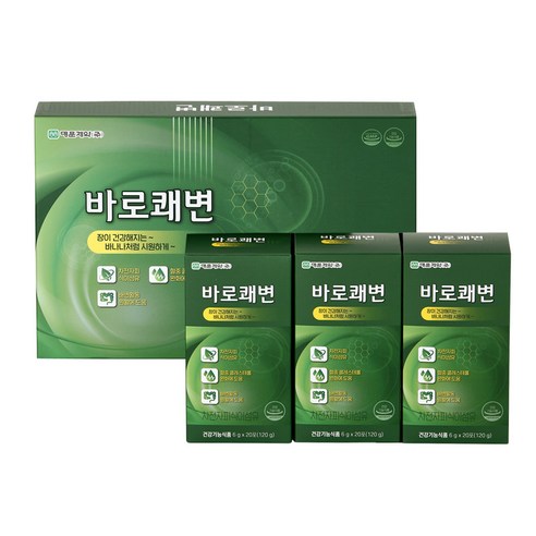 명문제약 바로쾌변 장건강 차전자피 식이섬유, 30개, 6g