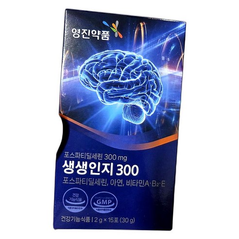 건강식품 B2 비타민A 스파티딜세린 아연 인지력개선에 도움 유니바이오 30g, 6개, 1개