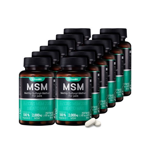 쿠팡옵션_MSM, 12개, 60정