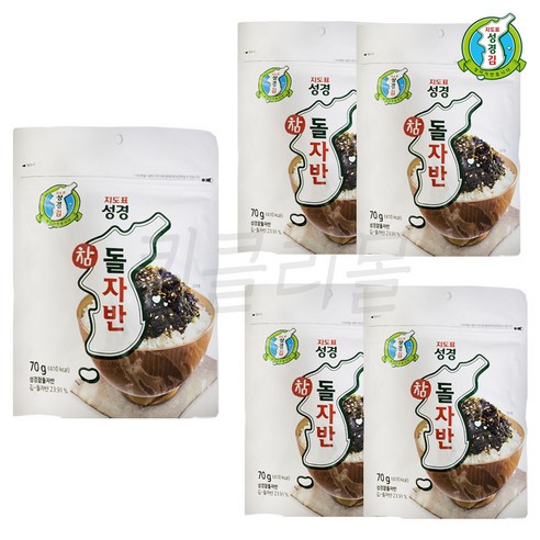 지도표 성경 참 돌자반 70g X 5봉