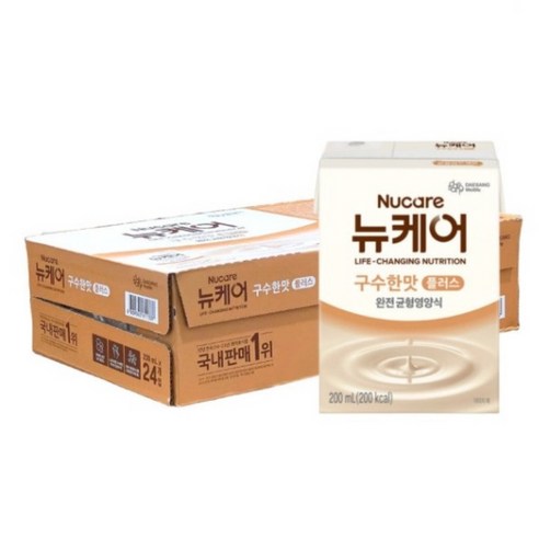 뉴케어 구수한 맛 플러스 200ml [대상웰라이프], 24개, 200ml