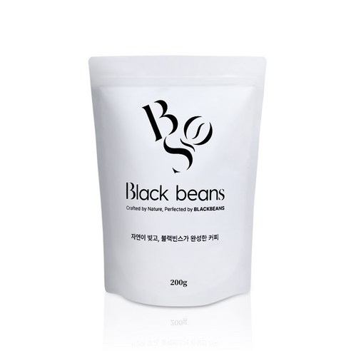 블랙빈스 원두커피 에티오피아 예가 체프 코체레, 1개, 200g, 홀빈(분쇄안함)