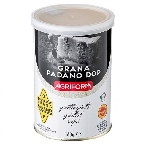 아그리폼 그라나파다노 DOP 치즈가루 160g 캔, 1개, 1g
