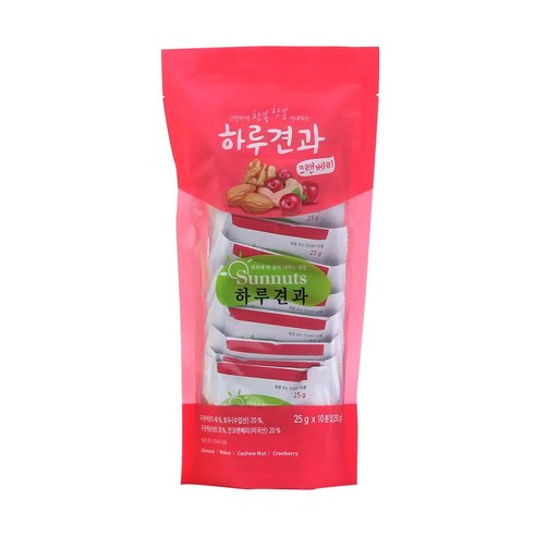 썬넛트 하루견과 크랜베리, 10개