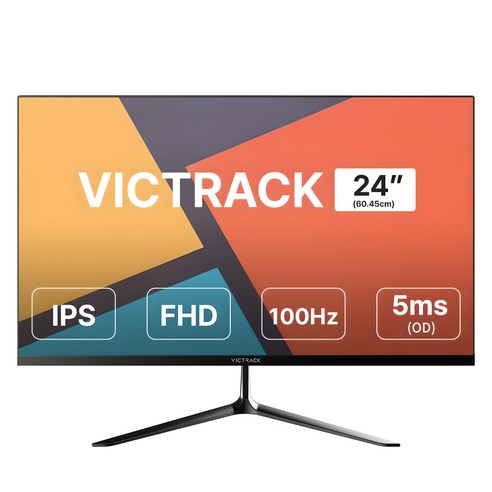빅트랙 FHD IPS 100Hz 평면 모니터, 60.45cm, 24FM10001(일반)
