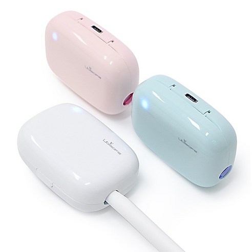 충전형 UV 자외선 휴대용 칫솔살균기 소독기 - 칫솔 관리 [유비세이프 TS-200L ] Made In KOREA!, 블루