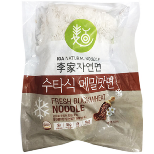 수타식메밀맛면 이가자연면