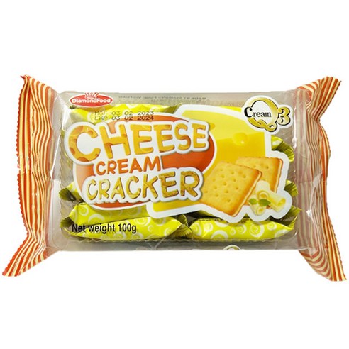 다이아몬드푸드 치즈향크림 크래커 100g