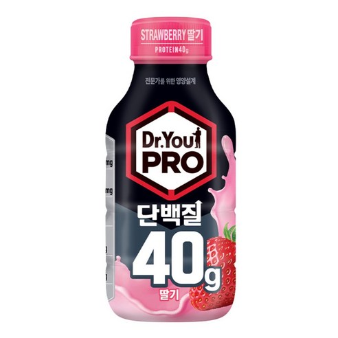 단백질PRO 딸기, 4개, 450ml