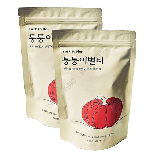 톡투허 퉁퉁이별티, 1.5g, 30TB, 2개