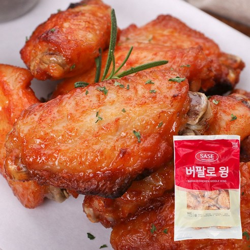 사세 버팔로 윙 1kg 냉동, 1개, 1kg