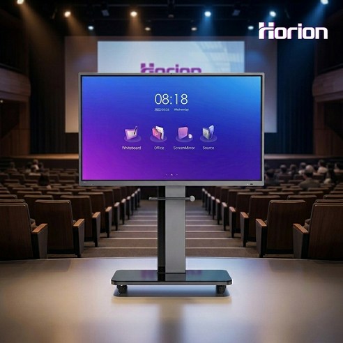 호리온 전자칠판 M5APro 65,75인치 (일반스탠드) LG패널 플레이스토어 8GB 일체형카메라/마이크